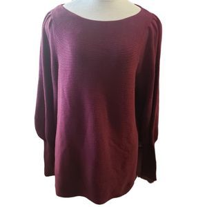 CT1299a 1. STATE LONG SLEEVE RIBBED SWEATER M